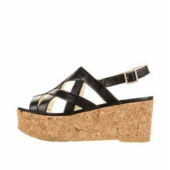 COPY - Chanel 2015 Interlocking CC Logo Slingback Sandals - Picture 1 of 3